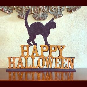 Halloween wooden sign